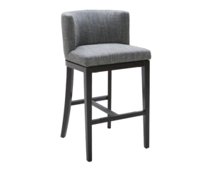 Modern Bar & counter Stool in Grey with Black Legs by Lavishway | Bar Stools