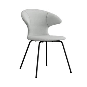 Grey Dining Chair with Black metal Legs by Lavishway | Dining Chairs
