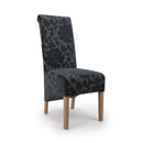 Baroque Black Velvet Dining Chair Set of 2 by Lavishway | Dining Chairs-37916