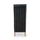 Baroque Black Velvet Dining Chair Set of 2 by Lavishway | Dining Chairs-37920