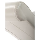 Bonded Ivory Leather Dining Chair Set of 2 by Lavishway | Dining Chairs-37898