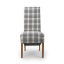 Herringbone Fabric Dining Chair Set of 2 by Lavishway | Dining Chairs-37881