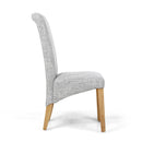 Karta Scroll Back Dining Chair Set of 2 by Lavishway | Dining Chairs-27400