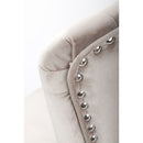 Roko Brushed Velvet Pink Bar Stool by Lavishway | Bar Stools-37668