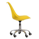 Orsen Yellow Comfy Swivel Office Chair by Lavishway | Faux Chairs-35744