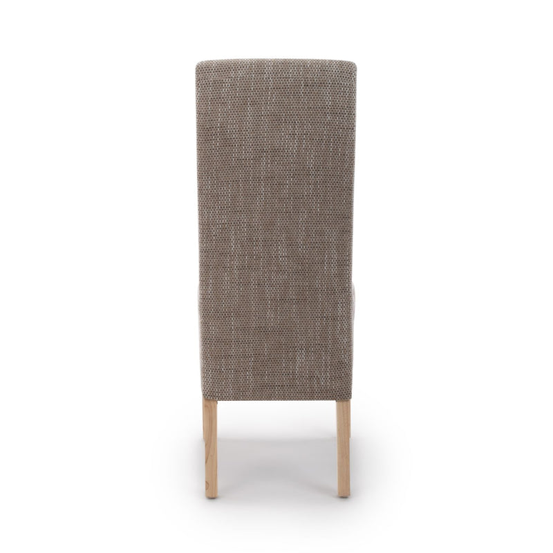 Baxter Tweed Fabric Dining Chair Set of 2 by Lavishway | Dining Chairs-37434