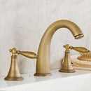 Antique Bronze 3 Hole Widespread Bathroom Tap by Lavishway | Bathroom Faucet-48875