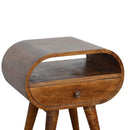 1 Drawer Open Slot Chestnut Bedside Table by Lavishway | Bedside Tables-21948