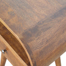 1 Drawer Open Slot Chestnut Bedside Table by Lavishway | Bedside Tables-21946