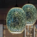 Modern 3D Starry Sky Fireworks Pendant Lamp by Lavishway | -48409