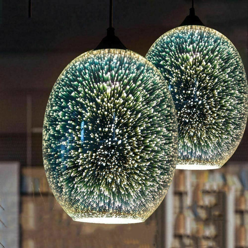 Modern 3D Starry Sky Fireworks Pendant Lamp by Lavishway | -48409