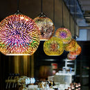 Modern 3D Starry Sky Fireworks Pendant Lamp by Lavishway | -48414