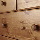 Copenhagen 2 Over 3 Deep Drawer Chest in Pine by Lavishway | Chest Of Drawers