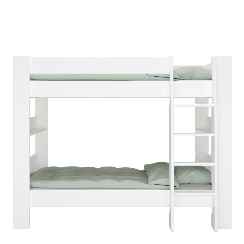 Steens for Kids Solid Wood White Bunk Bed by Lavishway | Wooden Beds