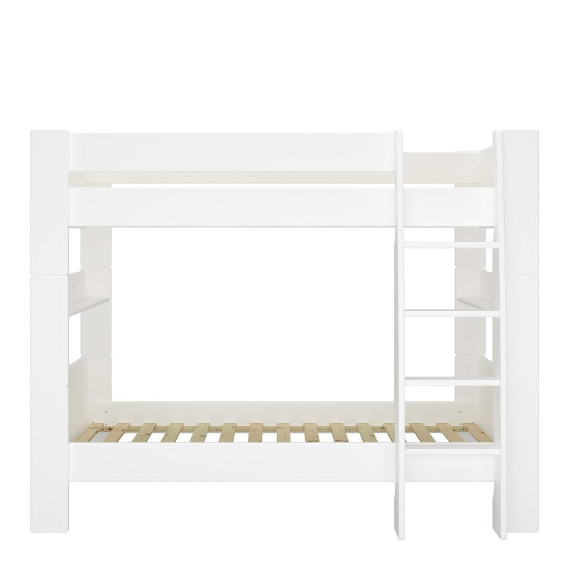 Steens for Kids Solid Wood White Bunk Bed by Lavishway | Wooden Beds