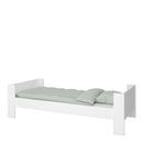 Steens For Kids White Solid Wood Single Bed by Lavishway | Wooden Beds
