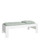 Steens For Kids White Solid Wood Single Bed by Lavishway | Wooden Beds