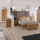 Richmond Solid Pine 3 Drawer Bedside Table by Lavishway | Bedside Tables