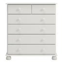 Richmond Off White 2 Over 4 Chest Of Drawer by Lavishway | Chest Of Drawer
