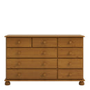 Richmond Antique Solid Pine 9 Drawer Chest by Lavishway | Chest Of Drawer
