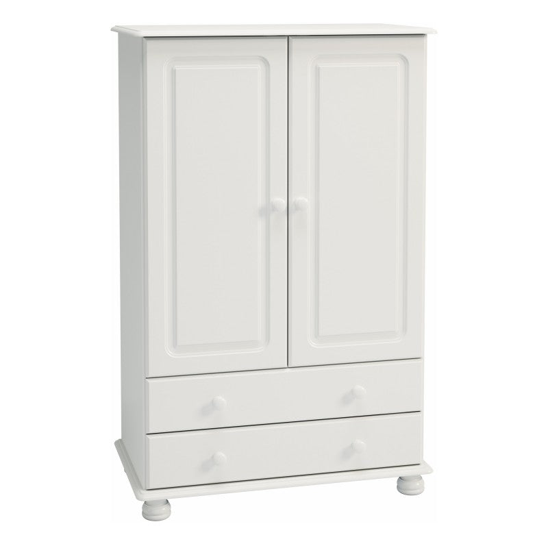 Richmond Off White 2 Door & 2 Drawer Wardrobe by Lavishway | Wardrobe