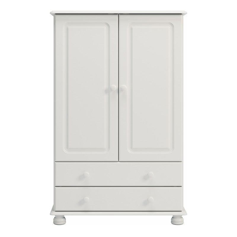 Richmond Off White 2 Door & 2 Drawer Wardrobe by Lavishway | Wardrobe