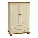 Richmond Cream 2 Door & 2 Drawer Wardrobe by Lavishway | Wardrobe