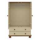 Richmond Cream 2 Door & 2 Drawer Wardrobe by Lavishway | Wardrobe
