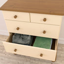 Richmond Cream 2 Over 3 Deep Drawer Chest by Lavishway | Chest Of Drawers