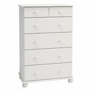 Richmond Off White 2 Over 4 Deep Drawer Chest by Lavishway | Chest Of Drawers