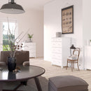 Richmond Off White 2 Over 4 Deep Drawer Chest by Lavishway | Chest Of Drawers