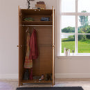 Richmond Tall Solid Pine 2 Doors Wardrobe by Lavishway | Wardrobe