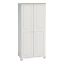 Richmond Off White Tall 2 Doors Wardrobe by Lavishway | Wardrobe