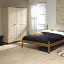 Richmond Cream 3 Door & 4 Drawer Wardrobe by Lavishway | Wardrobe