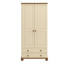 Richmond Cream 2 Door 2 Drawer Wardrobe by Lavishway | Wardrobe