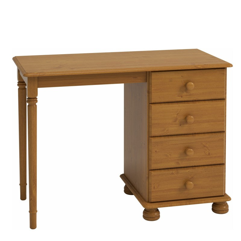 Richmond Solid Pine 4 Drawers Dressing Table by Lavishway | Dressing Tables