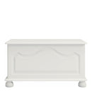 Richmond Solid White Ottoman Blanket Box by Lavishway | Benches & Storage Benches
