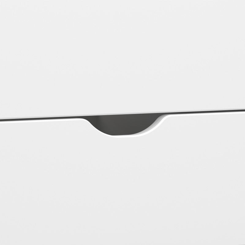 Alba White 6 Drawers Wooden Single Bed by Lavishway | Wooden Beds