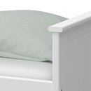 Alba White Modern Design Mid Sleeper Bed by Lavishway | Wooden Beds
