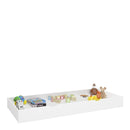 Alba White Wooden Pull Out Underbed Drawer by Lavishway | Wooden Beds