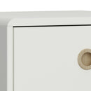 Softline Off White 1 Drawer Bedside Table by Lavishway | Bedside Tables