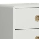 Softline Off White 5 Drawer Narrow Chest by Lavishway | Chest Of Drawer