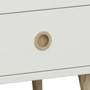 Softline Off White 5 Drawer Narrow Chest by Lavishway | Chest Of Drawer