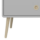 Softline Grey 2 Over 4 Drawer Chest by Lavishway | Chest Of Drawer