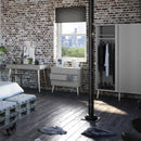 Softline Grey 3 Drawer Wide Chest Of Drawer by Lavishway | Chest Of Drawer