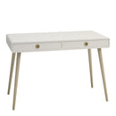 Softline Off White 2 Drawer Console Table by Lavishway | Hallway Console Table