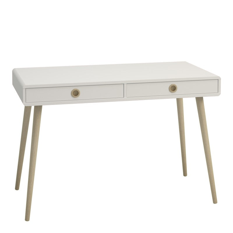 Softline Off White 2 Drawer Console Table by Lavishway | Hallway Console Table