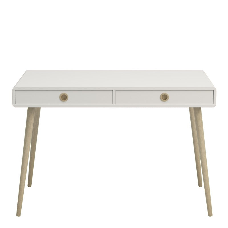 Softline Off White 2 Drawer Console Table by Lavishway | Hallway Console Table
