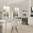 Softline Off White 2 Drawer Console Table by Lavishway | Hallway Console Table