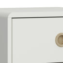 Softline Off White 2 Drawer Console Table by Lavishway | Hallway Console Table